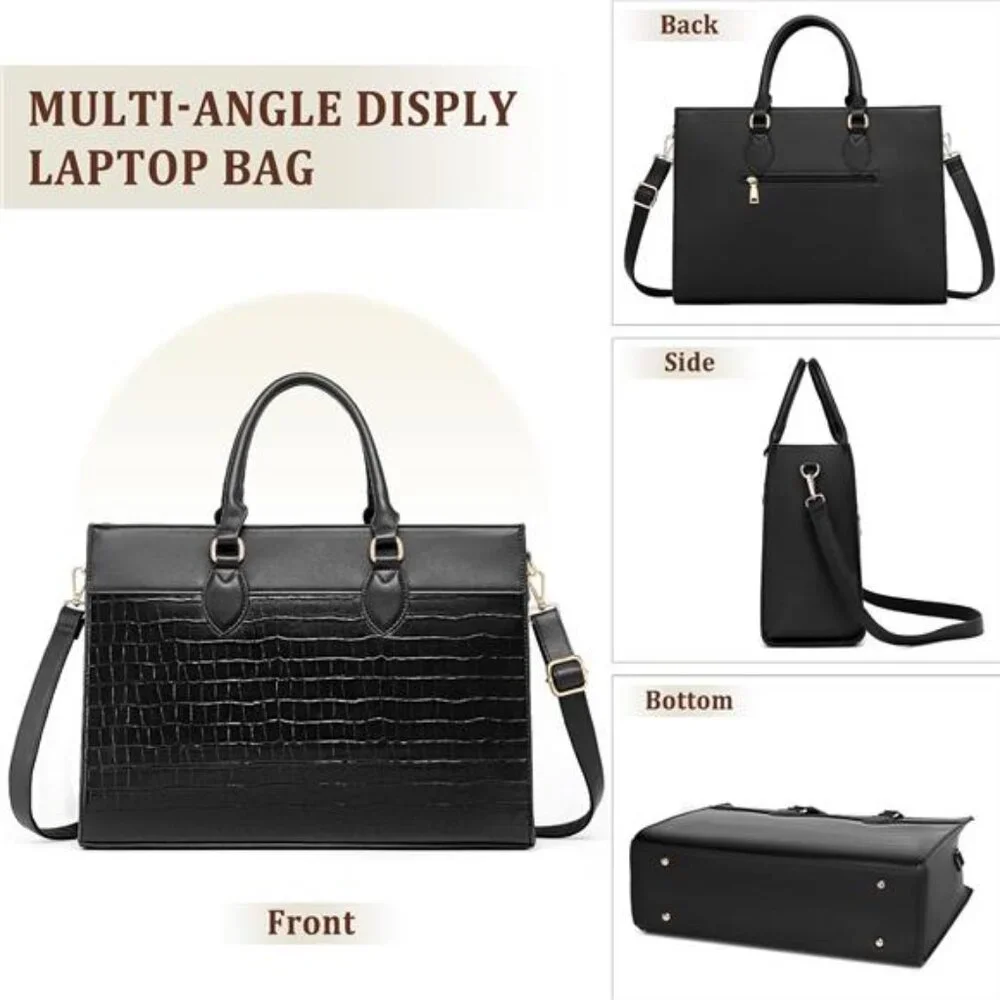 Laptop Bag for Women 15.6 inch Work Tote Bags for Women Large